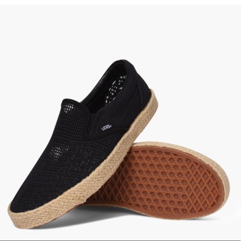 Vans mesh slip-on espadrille NWOB